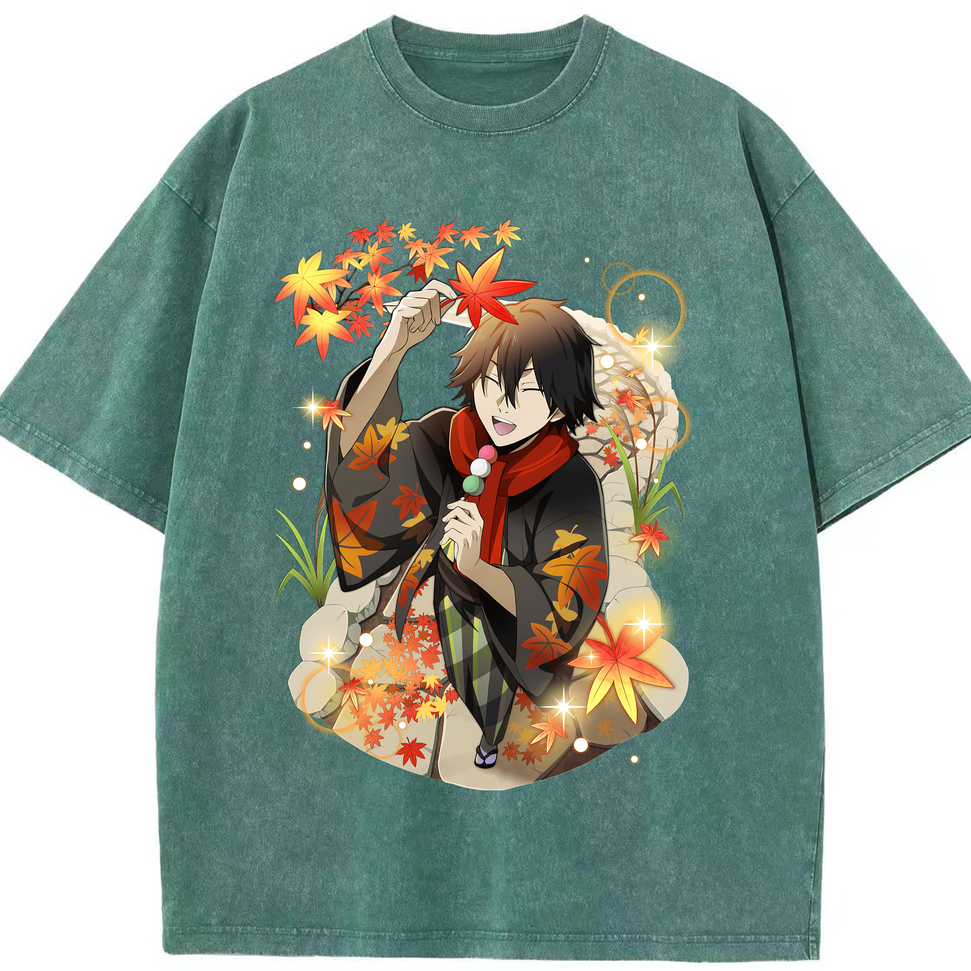 （画像用） 文豪ストレイドッグス Bungo Stray Dogs 綿100% ヴィンテージ風 半袖Tシャツ（フロントプリント）